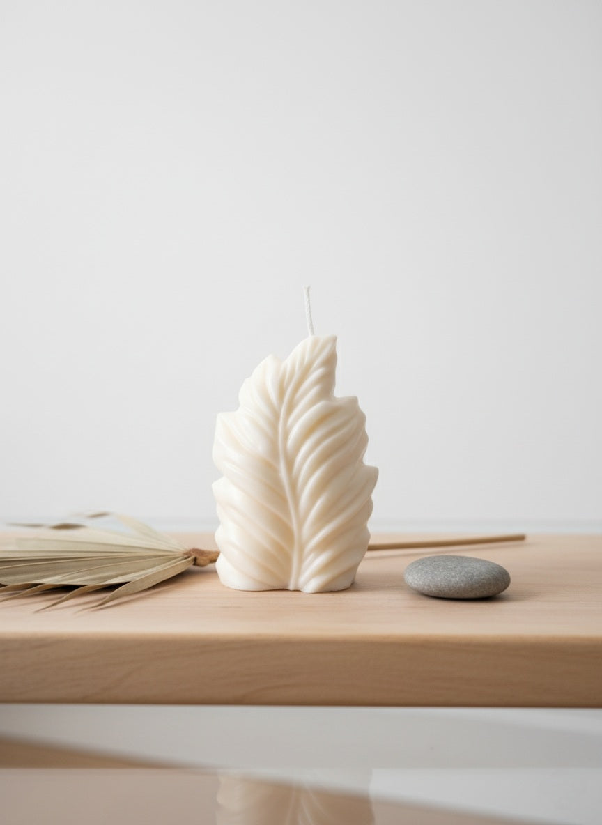 Sojawas Kaars in Bladvorm