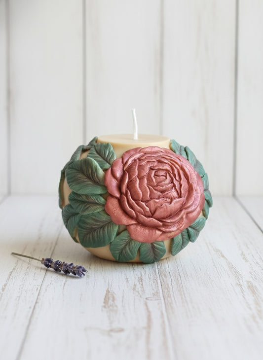 Sojawas Kaars "Bloemig Accent