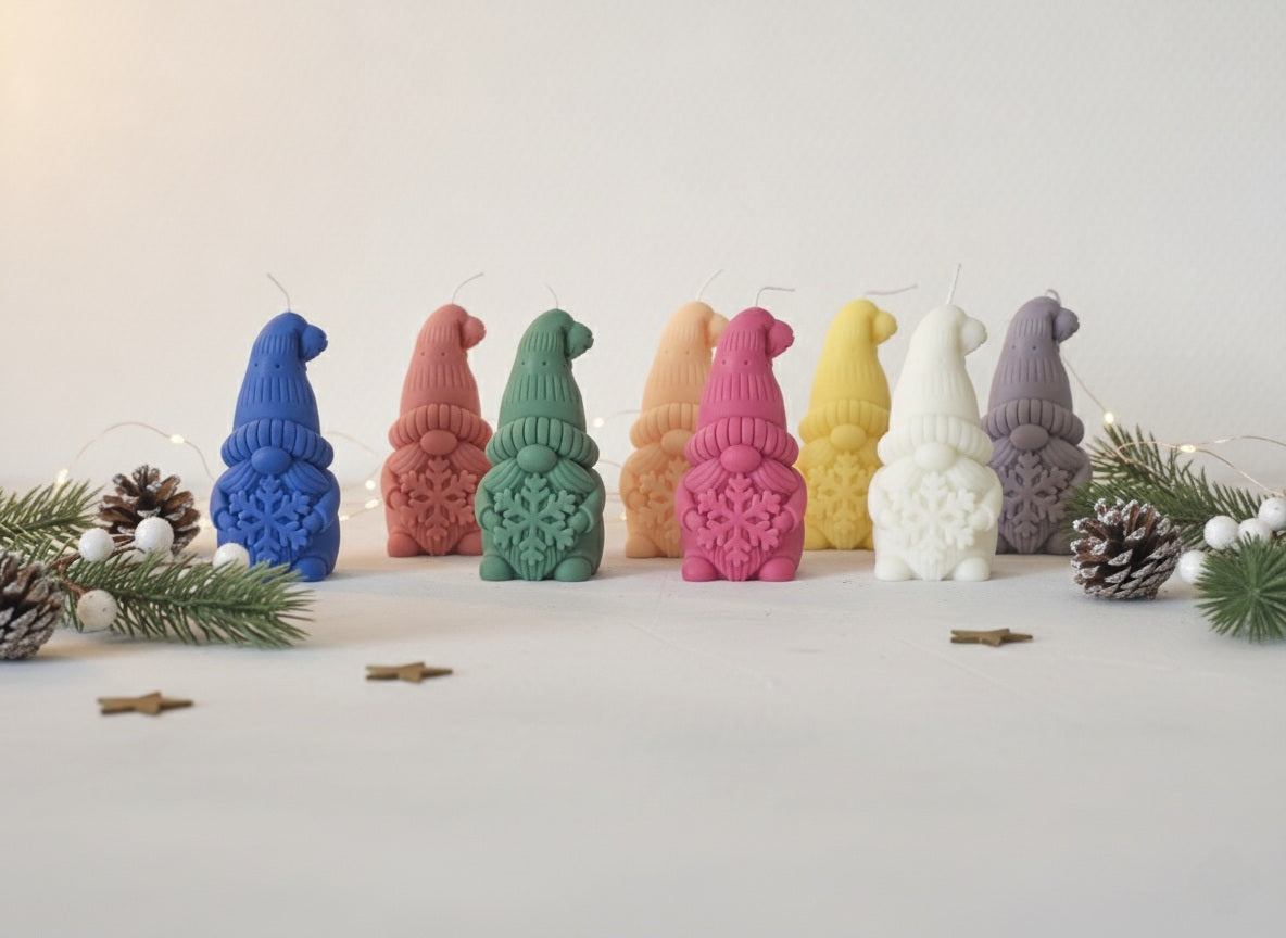 Set Charmante Kabouterkaarsen