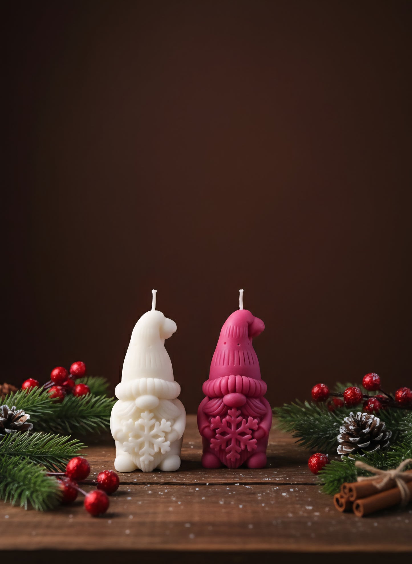 Set Charmante Kabouterkaarsen