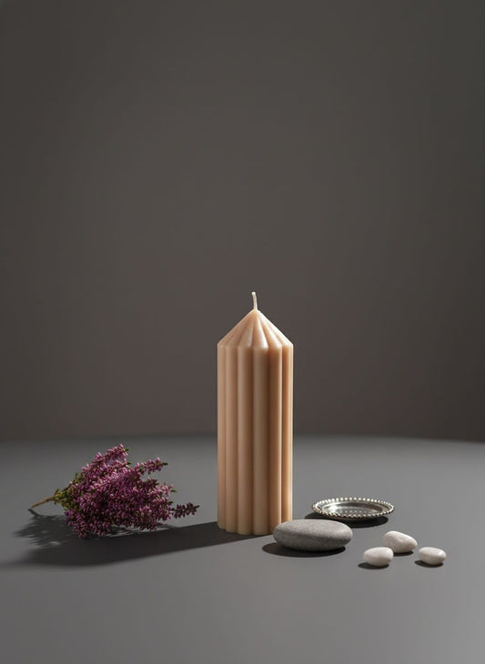Pilaarkaars – Beige Accent