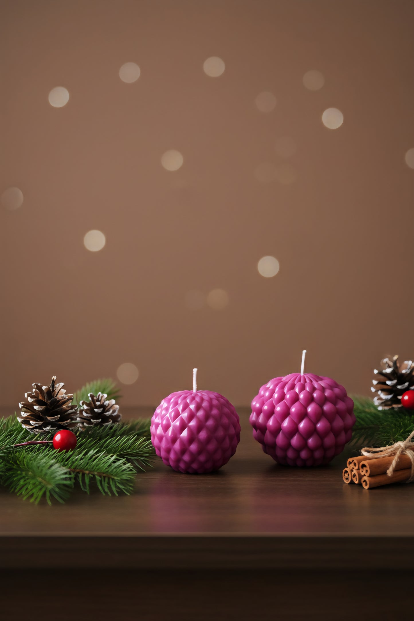 Set Decoratieve Kerstballen