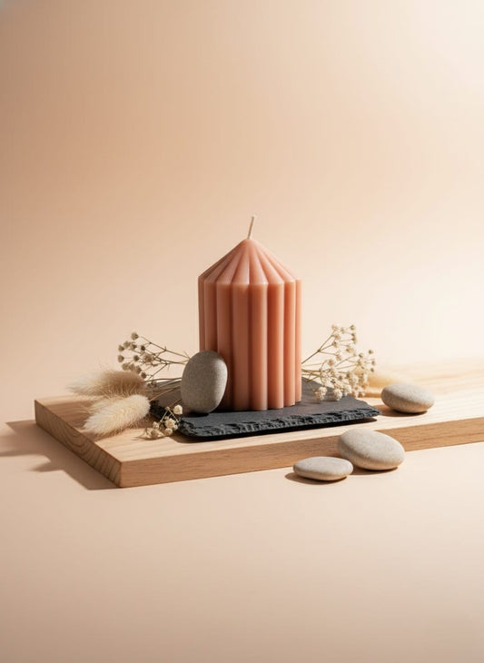 Kleine Kaars – Zacht Roze Accent
