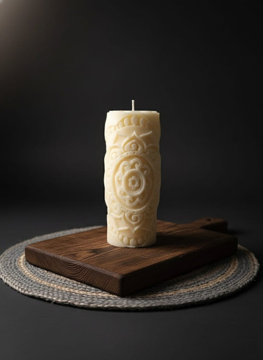 Decoratieve Sojakaars met Etnisch Patroon