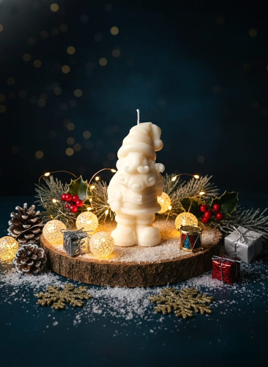 Schattige Kerstman – Sojakaars voor de Feestdagen