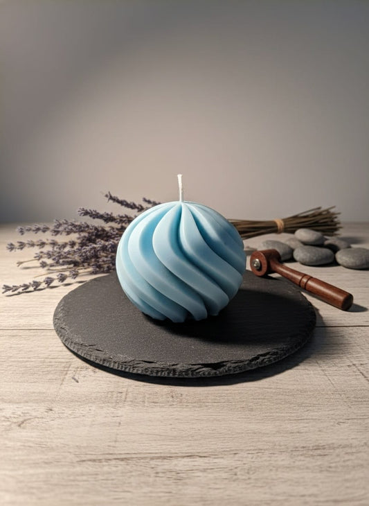 Blauwe Golf – Bolkaars met Trendy Textuur