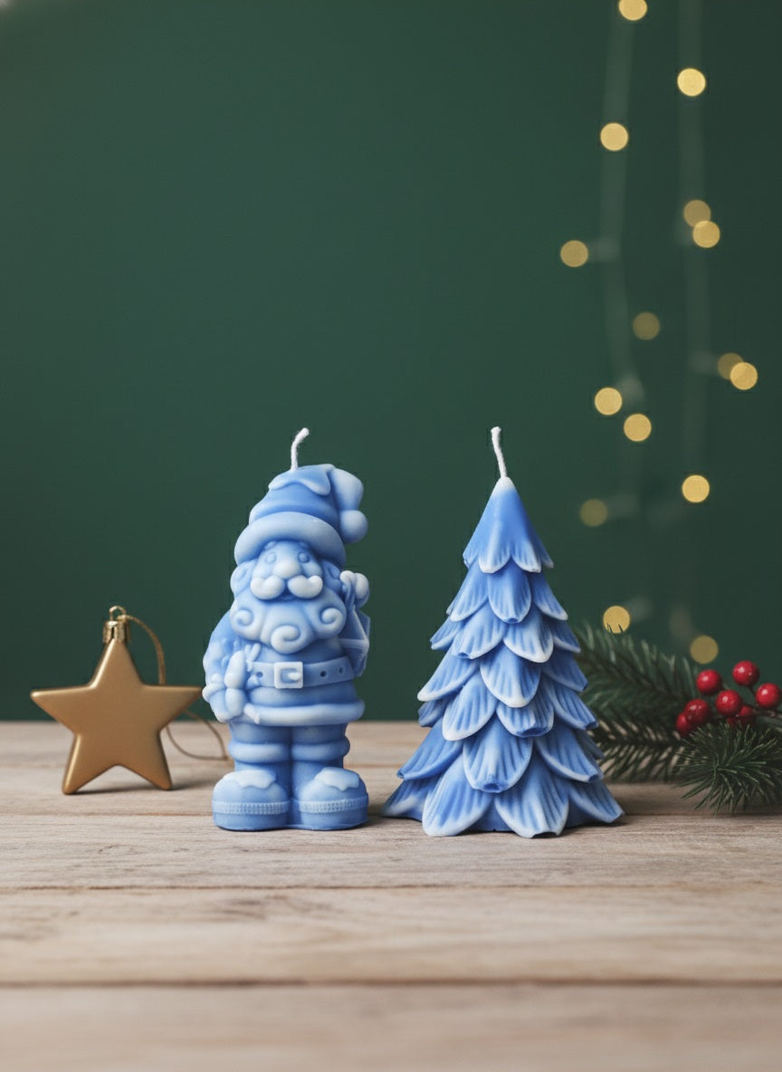 Kerstset: Kerstman en Kerstboom